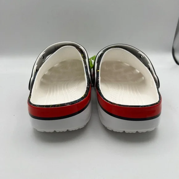 Crocs Pokemon Classic Clog Mens sz 11 Black Multi Color Character Print Jibbitz - Picture 5 of 8
